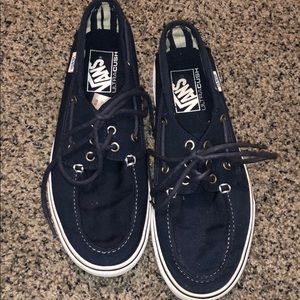 Vans ultra cushion navy canvas shoes